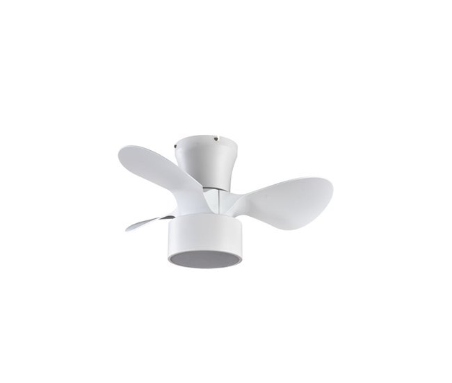  Ventilador de tecto de fibras naturais Série Natasha Bege