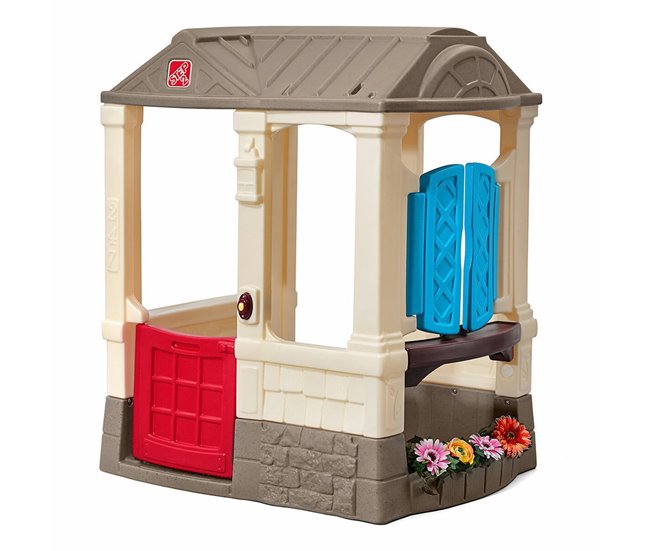 Casa Infantil de Brincar Courtyard Cottage Azul