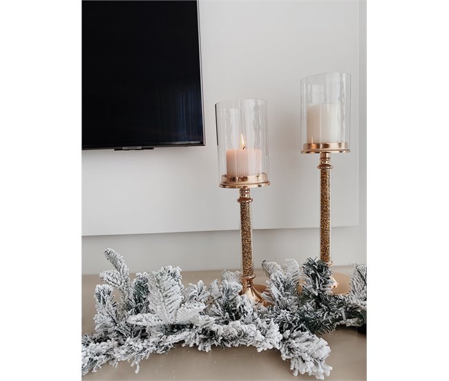 Beliani Candelabro ABBEVILLE Dourado