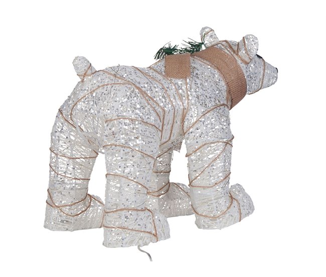 Beliani Decoração LED SIVULA Branco