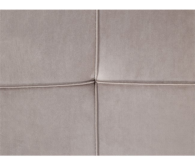Beliani Chaise longue versão à direita Veludo GONESSE Cinza