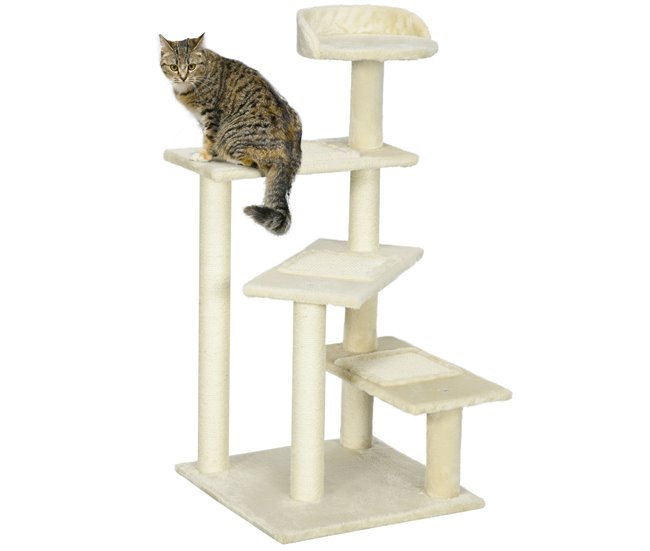 Árvore Arranhador para Gatos Bege
