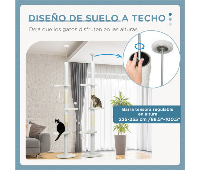 Arranhador para Gatos Branco