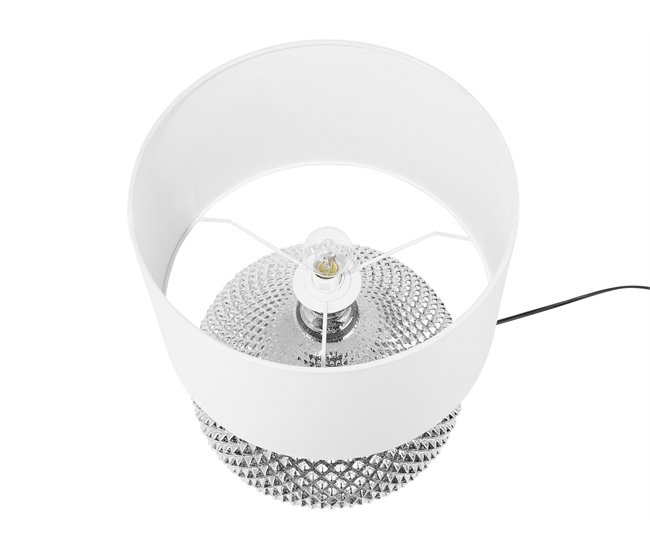 Beliani Candeeiro de mesa MADON Cinza