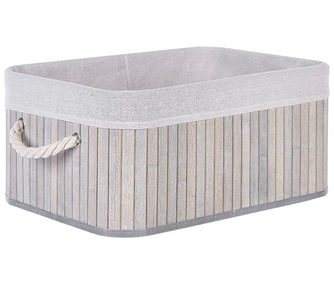 Beliani Cesta TALPE Cinza