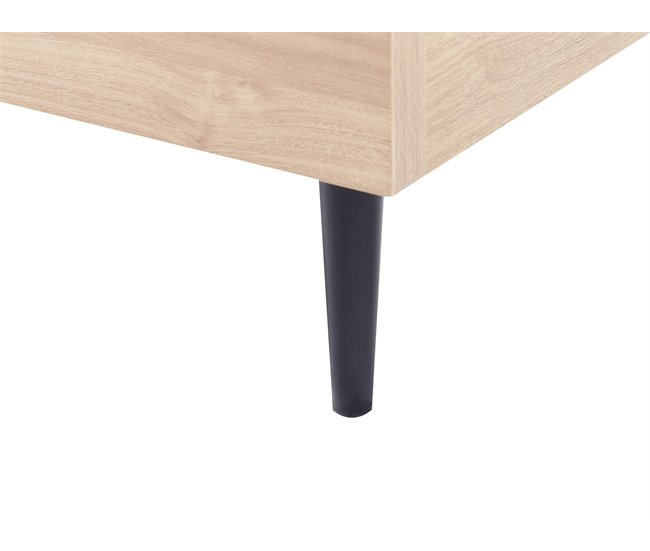 Beliani Cama com estrado Poliéster IZERNORE 187x215 Cinza Escuro