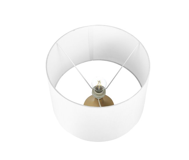 Beliani Candeeiro de mesa CALVAS Bege