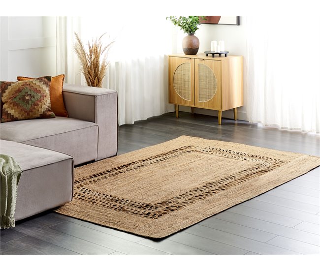 Beliani Entrelaçado YENIKOY 160x230 Bege