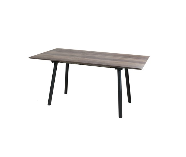 Conjunto de mesa e quatro cadeiras LOTTO wengué Wengue