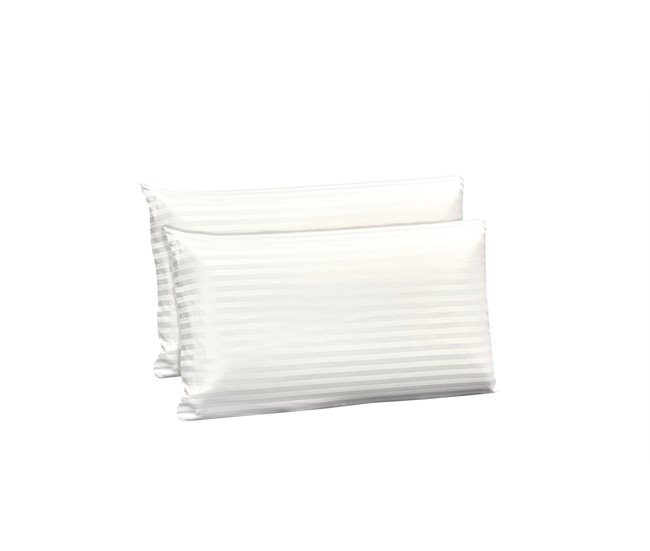 Pack 2 almofadas VISCOELÁSTICA 60 cm Branco