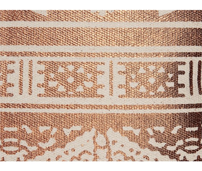 Beliani Almofada decorativa OUJDA 50x50 Bege