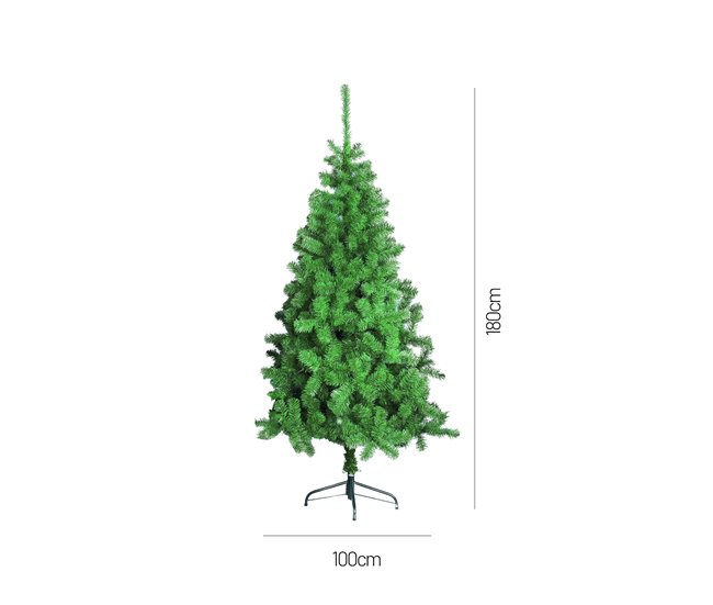 Árvore de Natal de efeitos reais Verde/ Cinza