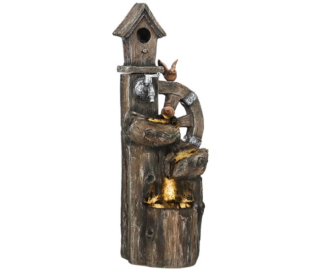 Fonte de Jardim Resina Outsunny Multicor