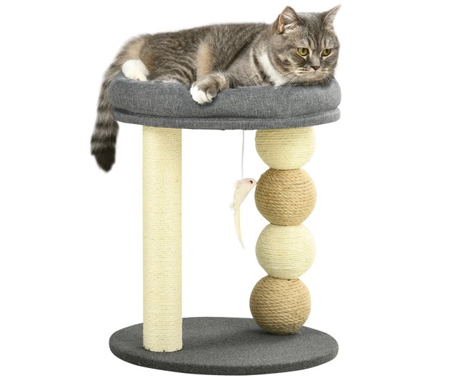 Arranhador para Gatos Cinza