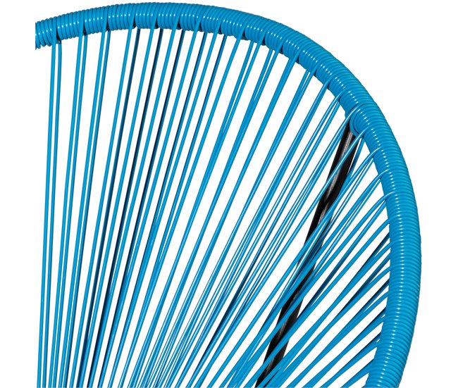 2 cadeiras de jardim Santana com mesa Azul