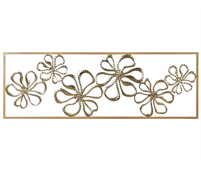 Beliani Decoração de parede CERIUM Dourado
