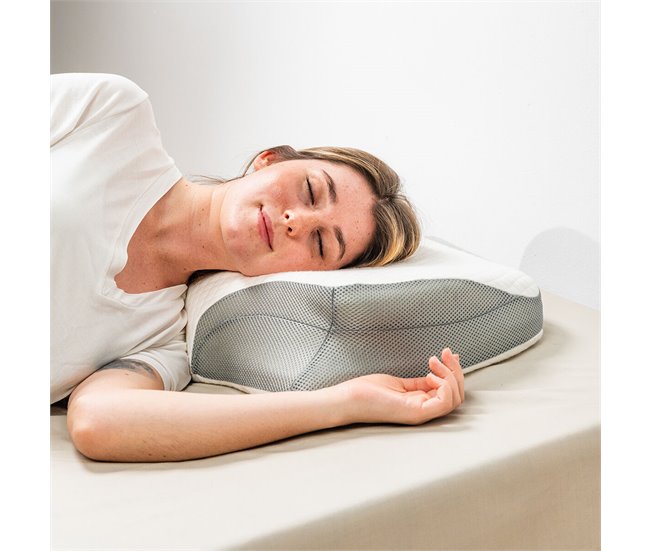 Almofada Cervical Ergonómica 3 em 1 Branco