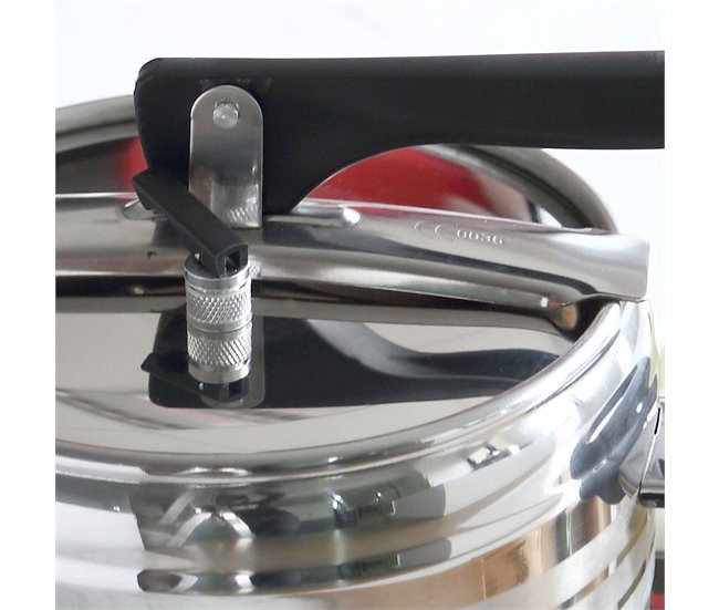 Panela de pressão Cromada