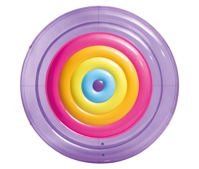 Tapete inflável arco-íris INTEX Multicor