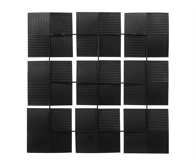 Beliani Decoração de parede TITANIUM Preto