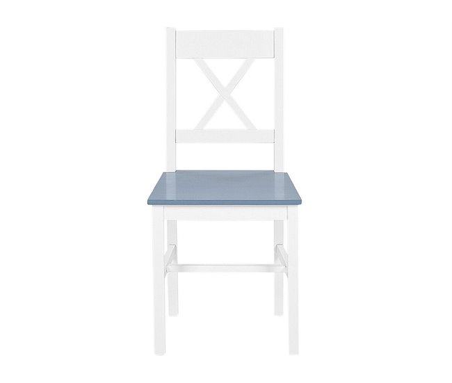 Beliani Conjunto de comedor MOANA Branco