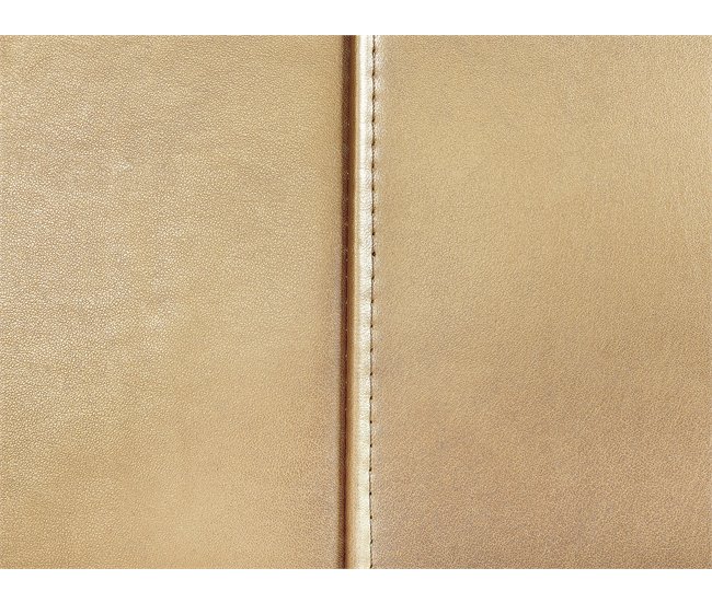 Beliani Cama de água Pele PARIS 195x228 Dourado