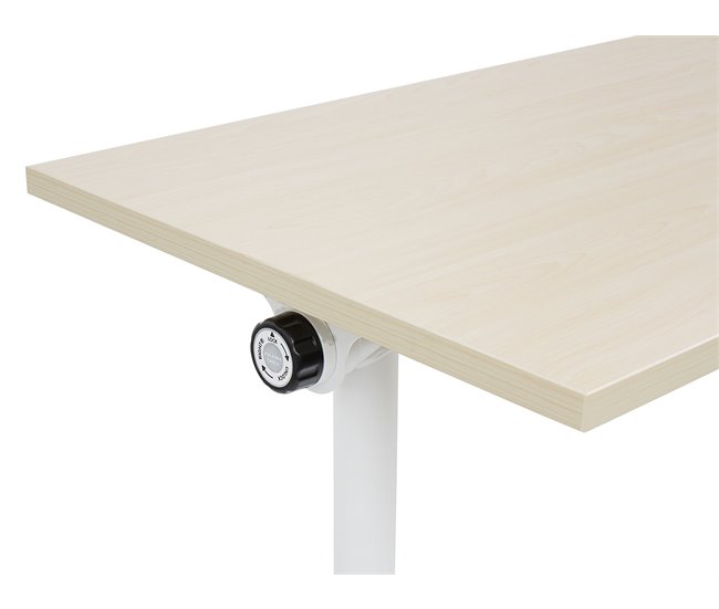 Beliani Secretária dobrável CAVI 180x60 Madeira Clara