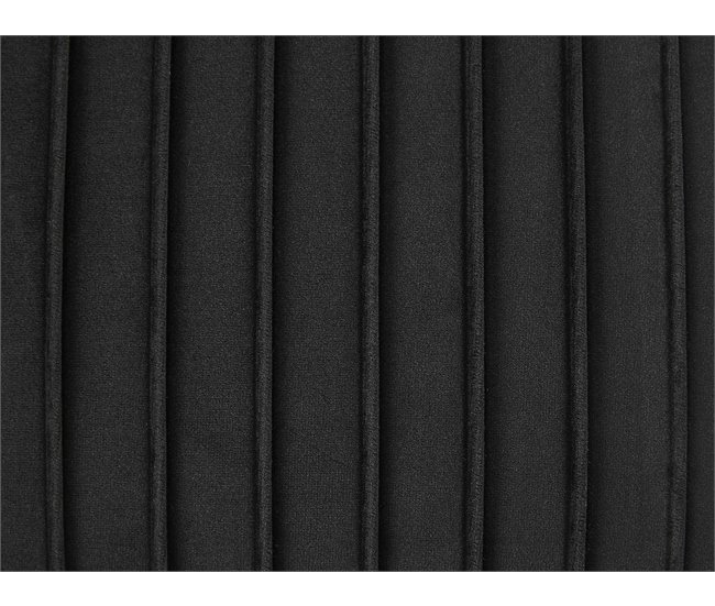 Beliani Banco de cama Terciopelo PATERSON 118x40 Cinza Claro