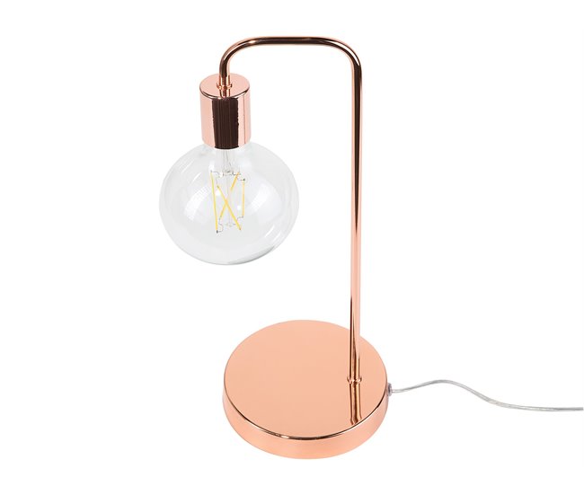 Beliani Lámpara de mesa SAVENA Cobre