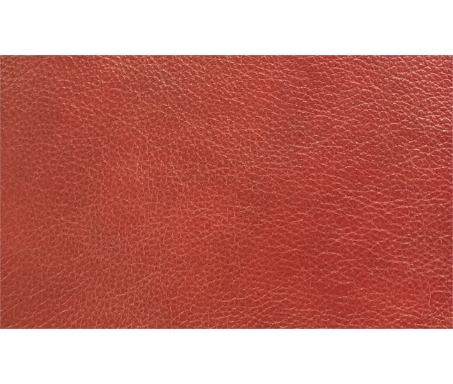 Chaise longue de pele HAWAI Vermelho