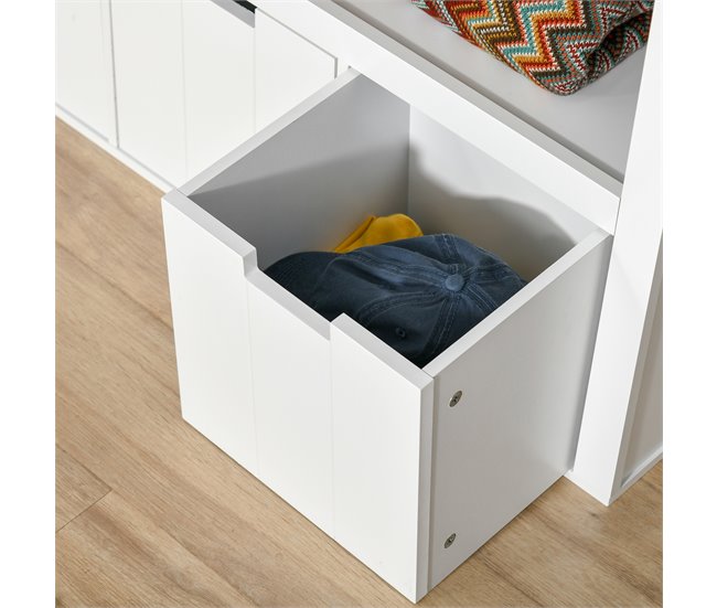 Aparador de Sala de Estar MDF HOMCOM 102 Branco