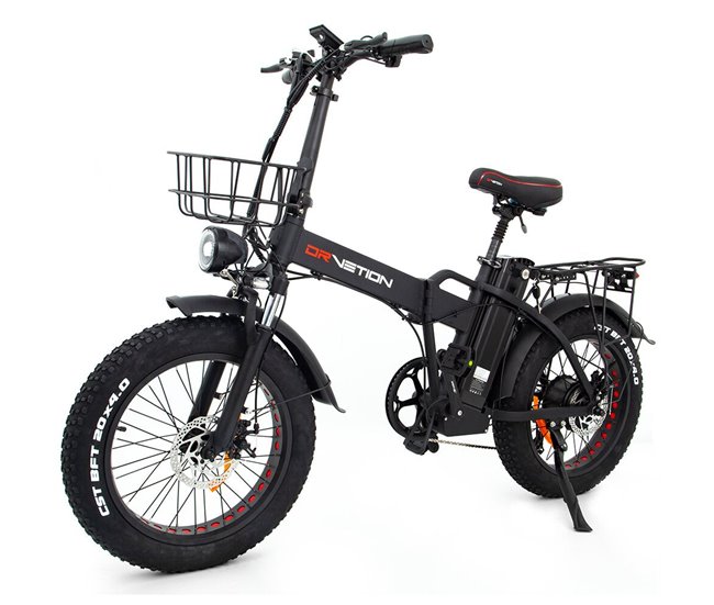 Bicicleta elétrica DrveTion AT20 - Potência 750W Bateria 48V20Ah Preto