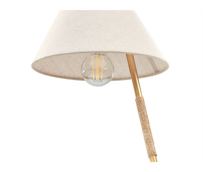 Beliani Candeeiro de mesa FLEMING Dourado
