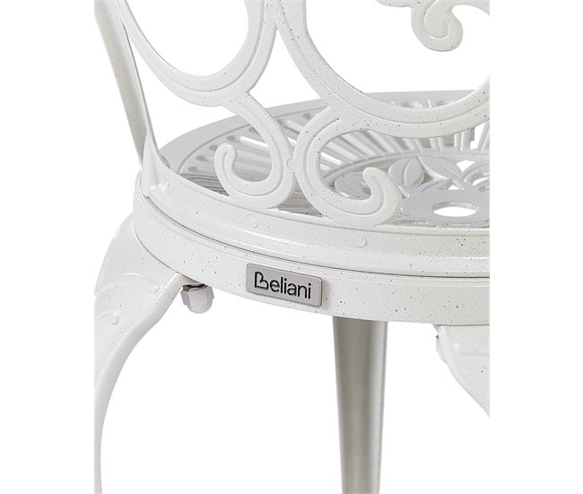 Beliani Cadeira de jardim TRIORA Branco