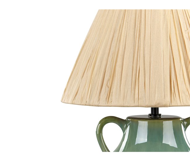 Beliani Candeeiro de mesa LIMONES Verde