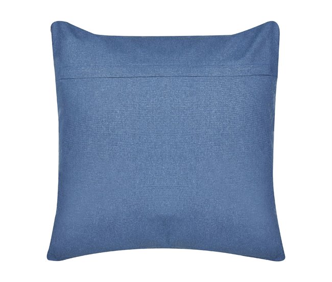 Beliani Almofada decorativa BLUESTEM 45x45 Azul Marino