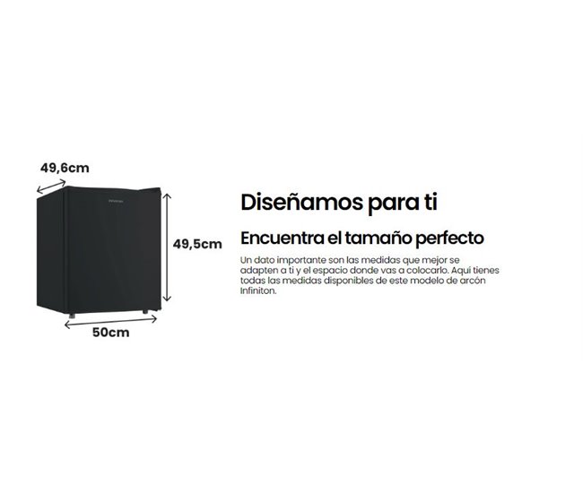 Arca Vertical Infiniton CV-51N, 35 l Preto