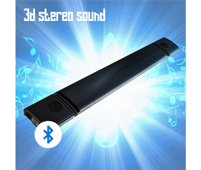 RiscaldatoreInfrarossi1000SOUND-MPC Preto