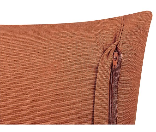 Beliani Almofada decorativa ALBIUM Laranja