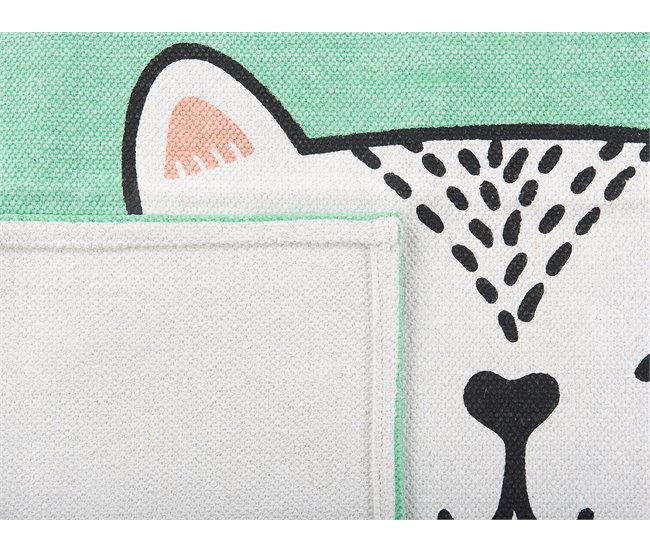 Beliani Alfombra para niños HOWRAH Verde