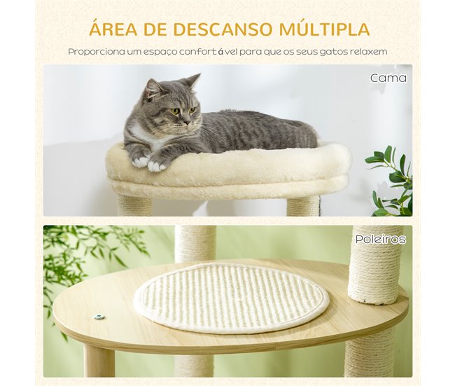 Arranhador para Gatos Castanho