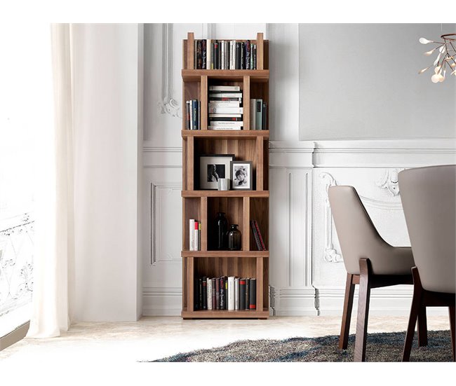 ANGEL CERDA Prateleira em madeira de nogueira 60 Nogal