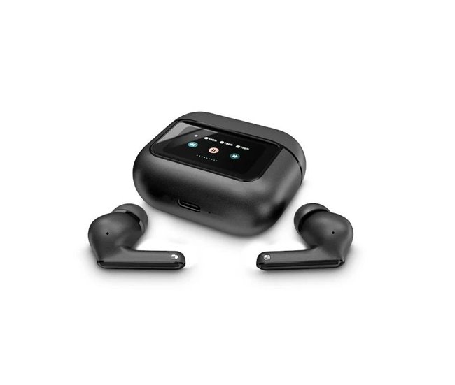 Auriculares in Ear Bluetooth Display ANC Graphite TW Multicor