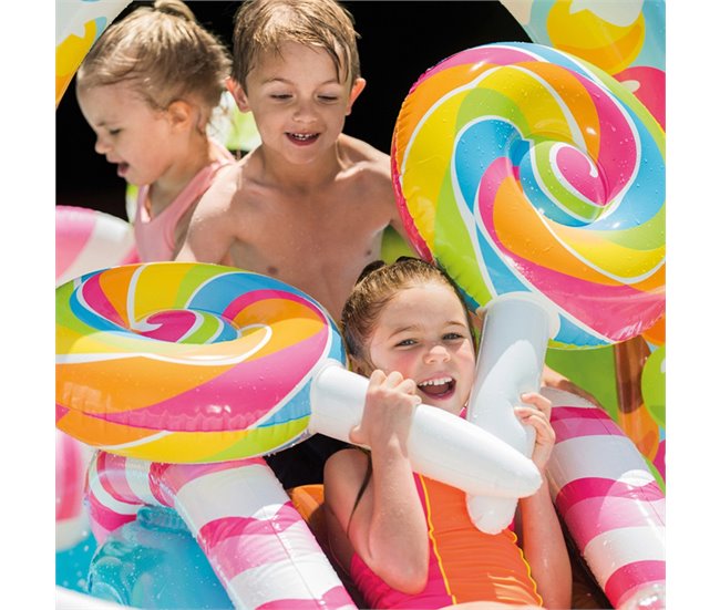 Centro de jogos insuflável INTEX candy zone - 295x191x130 cm Multicor