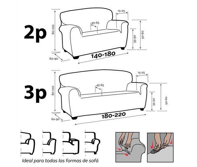 Capa do Sofá Pocket Duo Romeo Preto