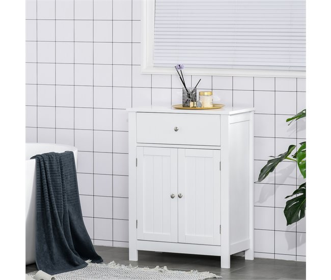 Armário Casa de Banho MDF kleankin, casa - casa de banho 60 Branco