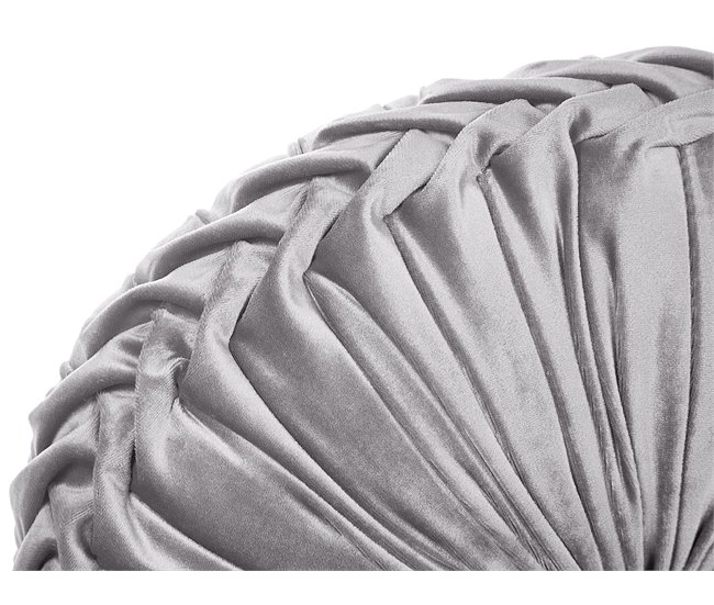 Beliani Almofada decorativa UDALA 40x40 Cinza