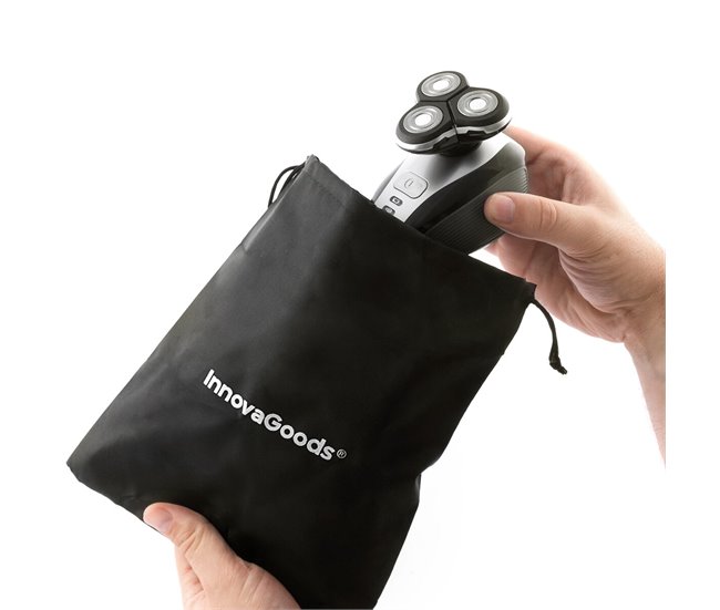 Máquina de Barbear Recarregável Ergonómica Multifunções 5 em 1 Preto