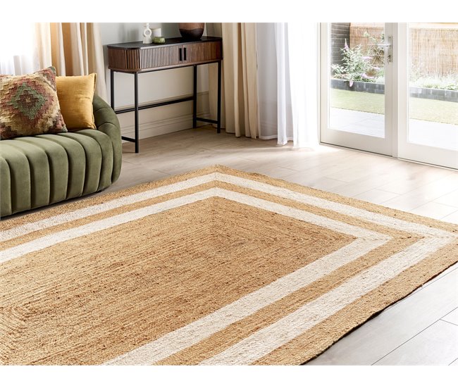 Beliani Entrelaçado GEMEREK 200x300 Bege