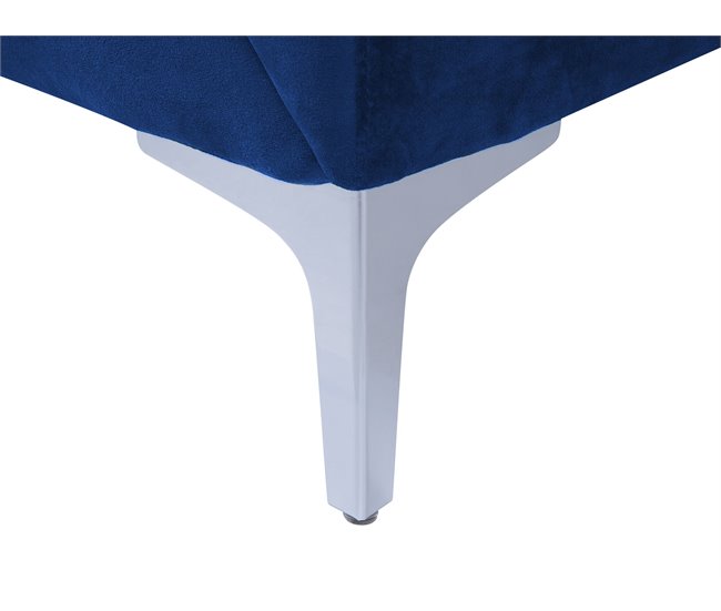 Beliani Poltrona FENES Azul Marino